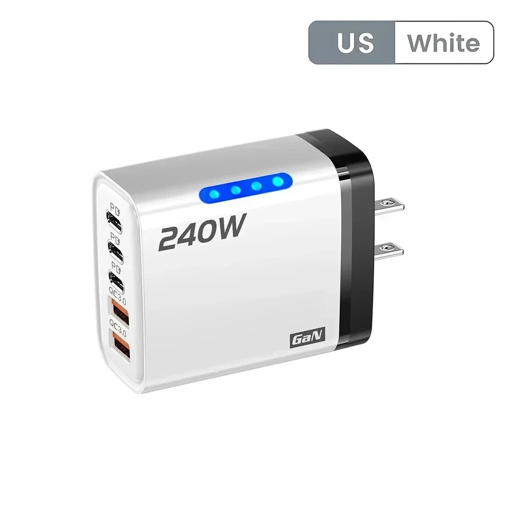 5-Port GaN Fast Charger