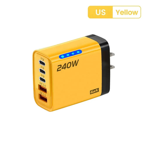 5-Port GaN Fast Charger